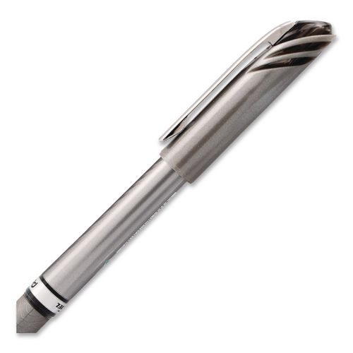 EnerGel NV Gel Pen, Stick, Medium 0.7 mm, Black Ink, Gray/Black Barrel