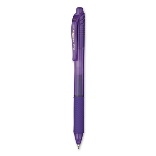 Image of  Energel-X Gel Pen, Retractable, Medium 0.7 Mm, Violet Ink, Violet Barrel