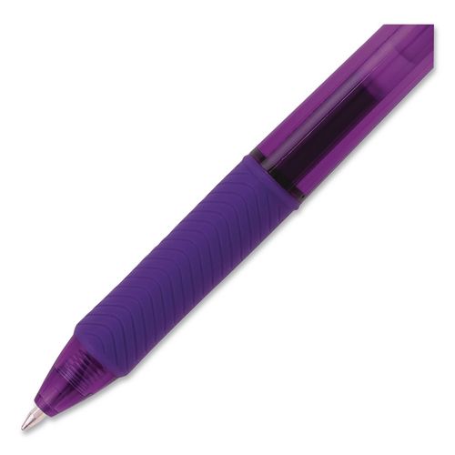 Image of  Energel-X Gel Pen, Retractable, Medium 0.7 Mm, Violet Ink, Violet Barrel