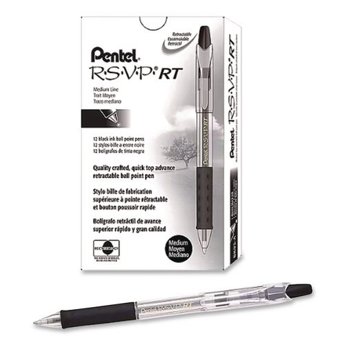 PEN BX477A Pentel Super RT Retractable Ballpoint Pen