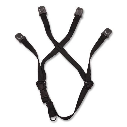 Skullerz 8901 Replacement Chin Strap for Type 2 Full Brim Safety Helmet, Black