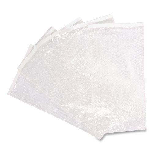 Self-Seal Bubble Bags, 0.19", 8" x 15.5", 100/Carton