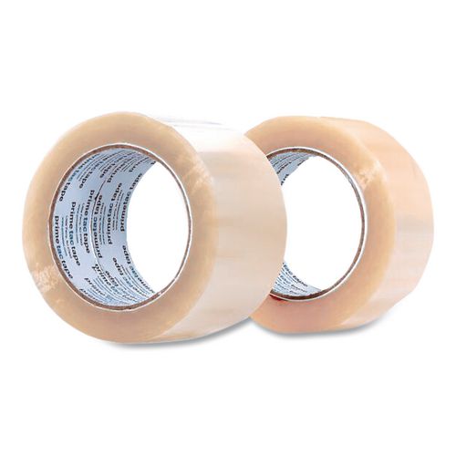 PrimeTac Industrial Packing Tape, 3" Core, 2" x 110 yds, Clear, 36 Rolls/Carton