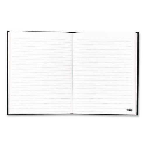 Executive Journal, 1-Subject, Wide/Legal Rule, Black Cover, (80) 11 x 8.5 Sheets