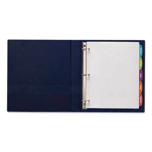 Image of Avery® Big Tab Printable White Label Tab Dividers, 5-Tab, 11 x 8.5, White, 4 Sets