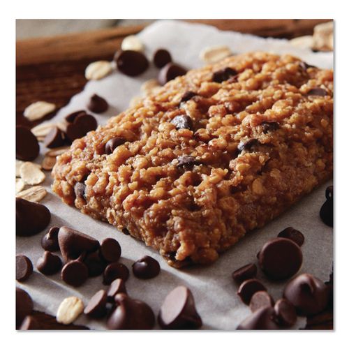 Energy Bar, Chocolate Chip, 2.4 oz, 12/Box