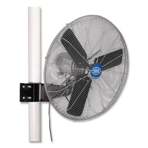Global Industrial® Oscillating Fan, Pole or Column Mount, 24", 4,050 CFM, 1/4 hp ; Ships in 1-3 business days