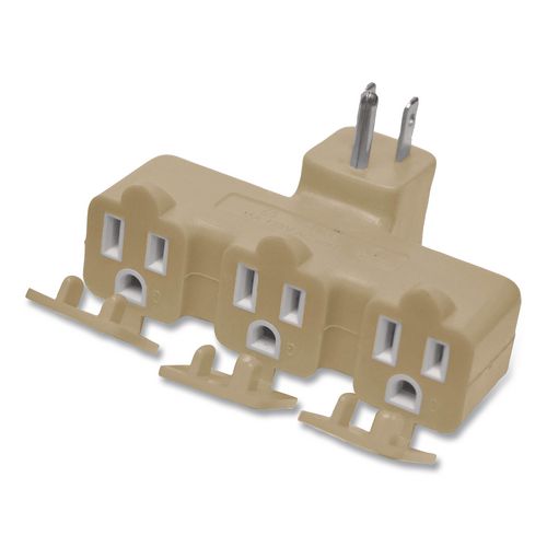 3 Outlet Right Angle Wall Tap, Beige