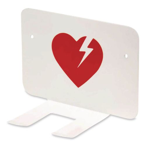 Wall Bracket for LIFEPAK CR2, White/Red