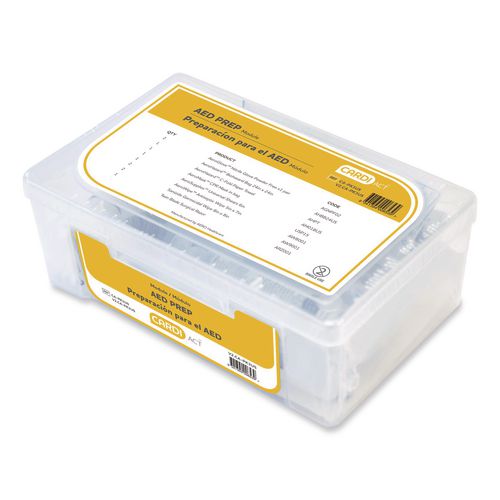 AED Premium Prep Kit Module, 13 Pieces, Plastic Case