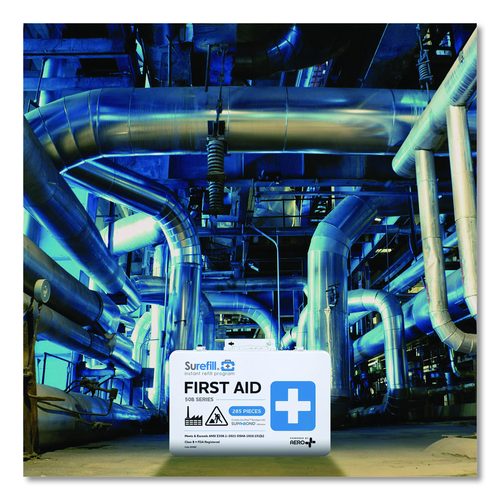 SUREFILL™ 50 Series ANSI B First Aid Kit - Metal Case, 50 Person, 285 ...