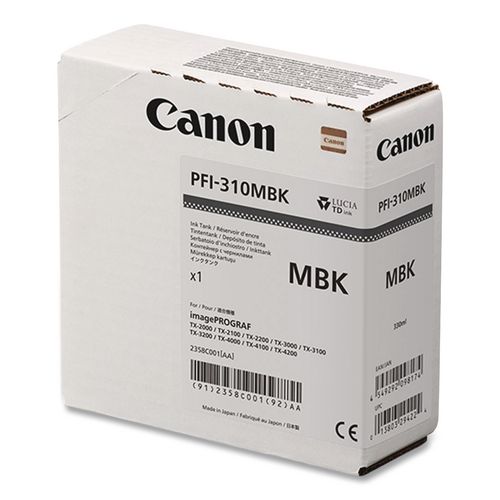 2358C001 (PFI-310) Lucia Ink, Matte Black