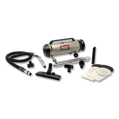 Metropolitan Professionals Canister Vacuum, 11.25 A Current, Black