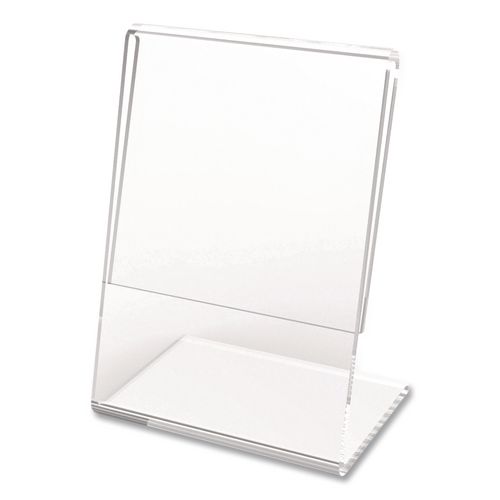 Mini Tabletop Sign Holder, 3 x 4 Insert, Clear