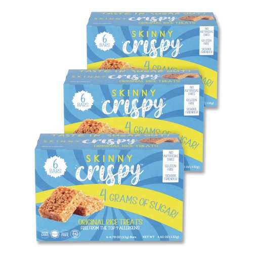 Crispy Treat, Vanilla, 0.78 oz Bars, 6 Bars/Pack, 3 Packs/Carton