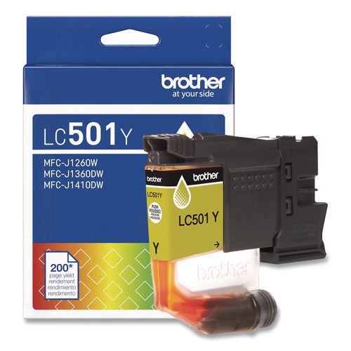 LC501YS Ink, 200 Page-Yield, Yellow