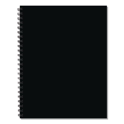 Black Weekly/Monthly Planner, 11 x 8.5, Black Cover, 12-Month (Jan to Dec): 2026