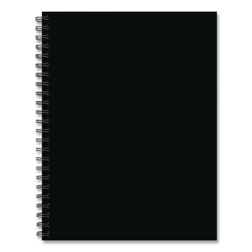 Basic Black Weekly/Monthly Planner, 8.5 x 6.5 Black Cover, 12-Month (Jan to Dec): 2026