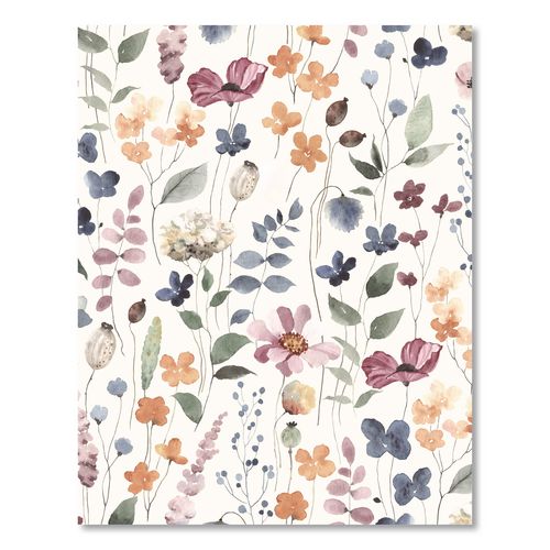 Garden Botanical Booklet Monthly Planner, 9.5 x 7.5, Multicolor Cover, 12-Month (Jan to Dec): 2026
