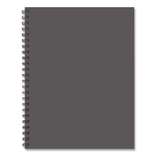 Basic Gray Weekly/Monthly Planner, 11 x 8.5, Gray Cover, 12-Month (Jan to Dec): 2026