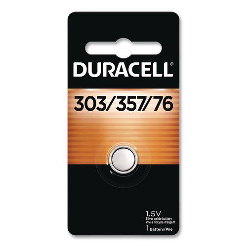 Duracell® Button Cell Battery, 303/357, 1.5 V