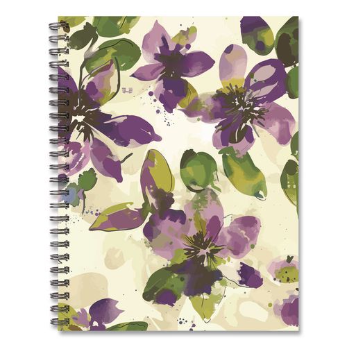 Watercolor Floral Weekly/Monthly Planner, 8.5 x 6.5, Multicolor Cover, 12-Month (Jan to Dec): 2026