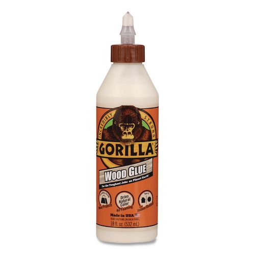 Wood Glue, 18 oz, Dries Light Tan