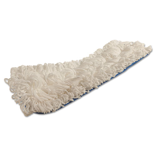 Rubbermaid® Commercial Flow Flat Mop, Nylon, 18, White