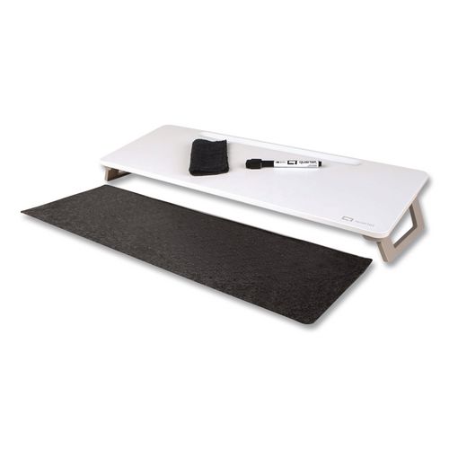 Magnetic Steel Dry Erase Desktop Computer Pad, 21 x 7.75, White Surface