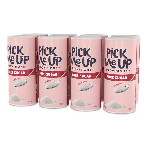 Pure Sugar, 22 oz Canister, 8/Pack
