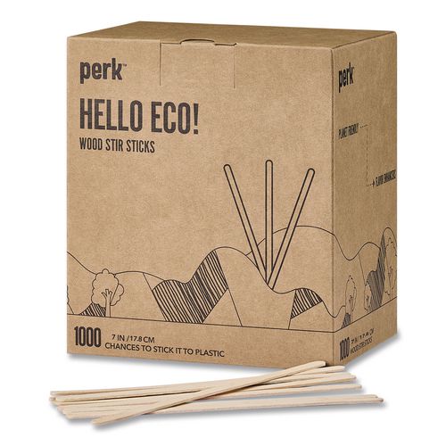 Wood Stirrer, 7", 1,000/Pack