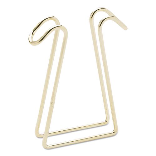 Artistic® Double-Sided Coat Clip Cubicle Accessory, Metal, Brass ...