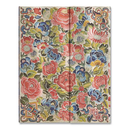 Paperblanks Hardcover Journal, Liyuan Pear Garden Artwork, Medium/College Rule, Multicolor Cover, (72) 9 x 7 Sheets