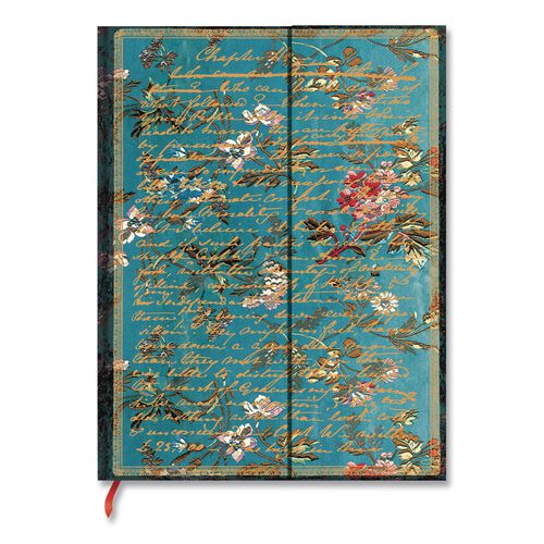 Paperblanks Hardcover Journal, Jane Austen Persuasion Artwork, Medium/College Rule, Multicolor Cover, (72) 9 x 7 Sheets