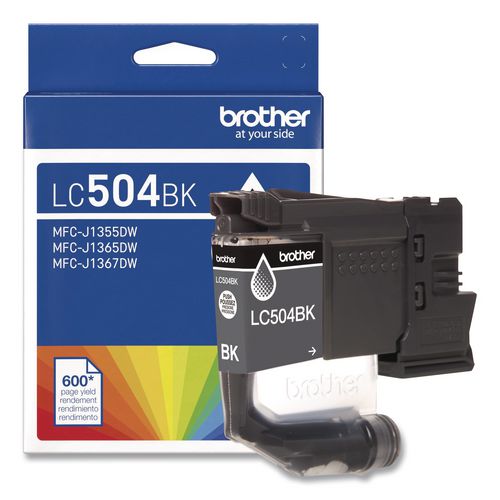 LC504 INKvestment Ink, 600 Page-Yield, Black