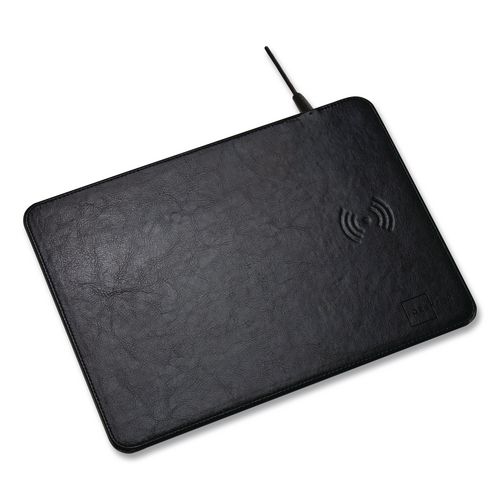 DeskTek TapCharge Mousepad, Qi Wireless Charging, Black