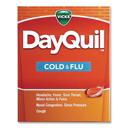 DayQuil® Severe Cold and Flu Relief Liquid, 1 oz Bottle ;