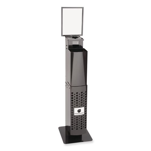 Pop-Up Floorstand, 12 x 14.5 x 51.5, Black