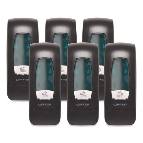 Clario C3 Manual Gel Lotion Dispenser, 5.08 x 4 x 12.1, Black, 6/Carton