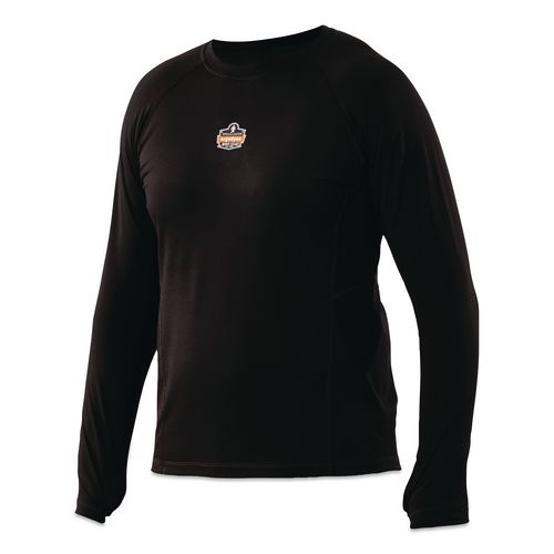 N-Ferno 6435 Midweight Long Sleeve Base Layer Shirt, Small, Black
