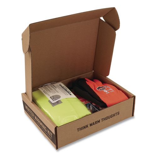 N-Ferno 6981 Winter Warming Kit, Medium, Lime/Orange/Navy