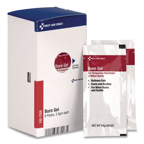 SmartCompliance Refill Burn Gel, 3.5 g Packet, 6/Box