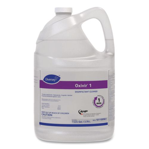 Oxivir 1 RTU Disinfectant Cleaner, 1 gal Bottle, 4/Carton