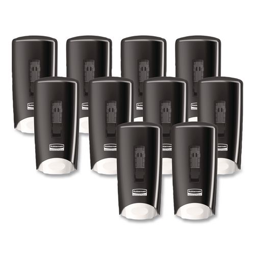 Flex Soap/Lotion/Sanitizer Dispenser, 1,300 mL, 5.62 x 3.5 x 11.62, Black, 10/Carton