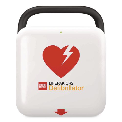 LIFEPAK CR2 USB Defibrillator, Semi-Automatic, English, Handle