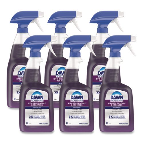 Kitchen Surface Degreaser, 32 oz Spray Bottle, 6/Carton