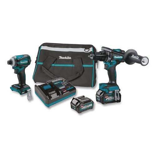 40V MAX XGT Brushless Lithium-Ion 1/2" Cordless Hammer Drill Driver and Four-Speed Impact Driver Combo Kit (Reconditioned)