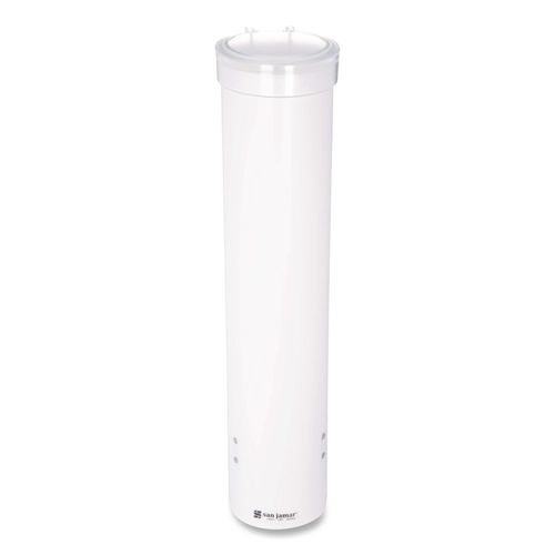Medium Pull-Type Water Cup Dispenser, White, 24/Carton
