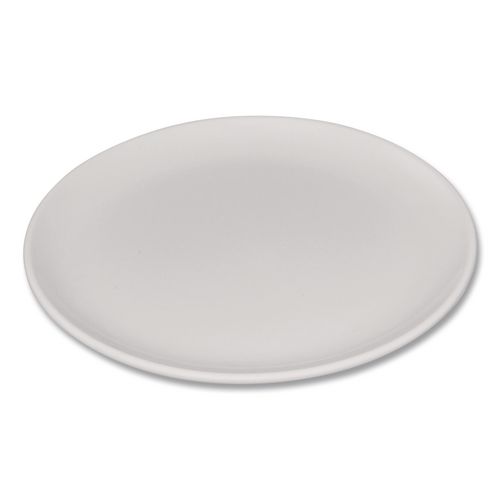 Epicure Melamine Dinner Plate, 8" dia, White, 48/Carton
