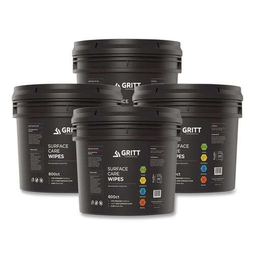 Surface Care Wipes, 1-Ply, 6 x 8, Fresh Scent, White, 800/Bucket, 4 Buckets/Carton